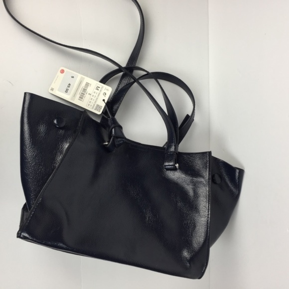 Zara Handbags - NWT Zara Blue Crossbody Satchel